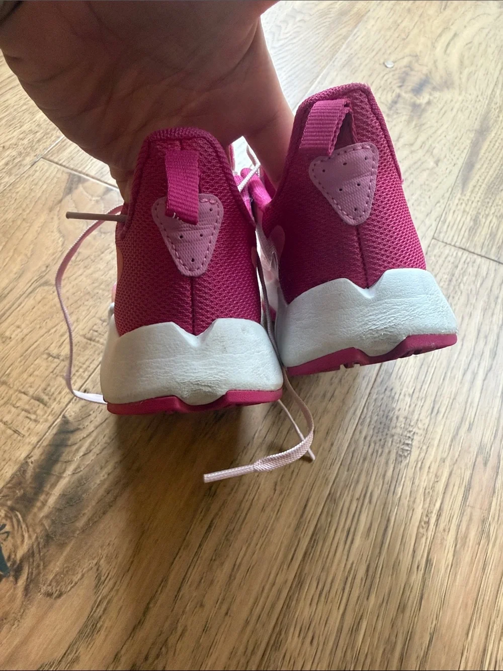 Girls Pink Running Sneakers - Lightweight Breathable Design